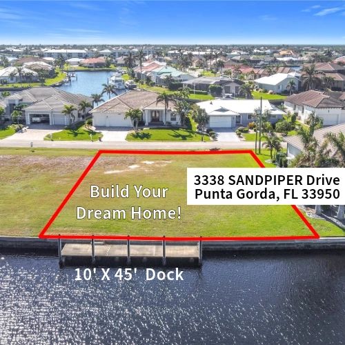 Sandpiper Drive waterfront home in Punta Gorda with dock